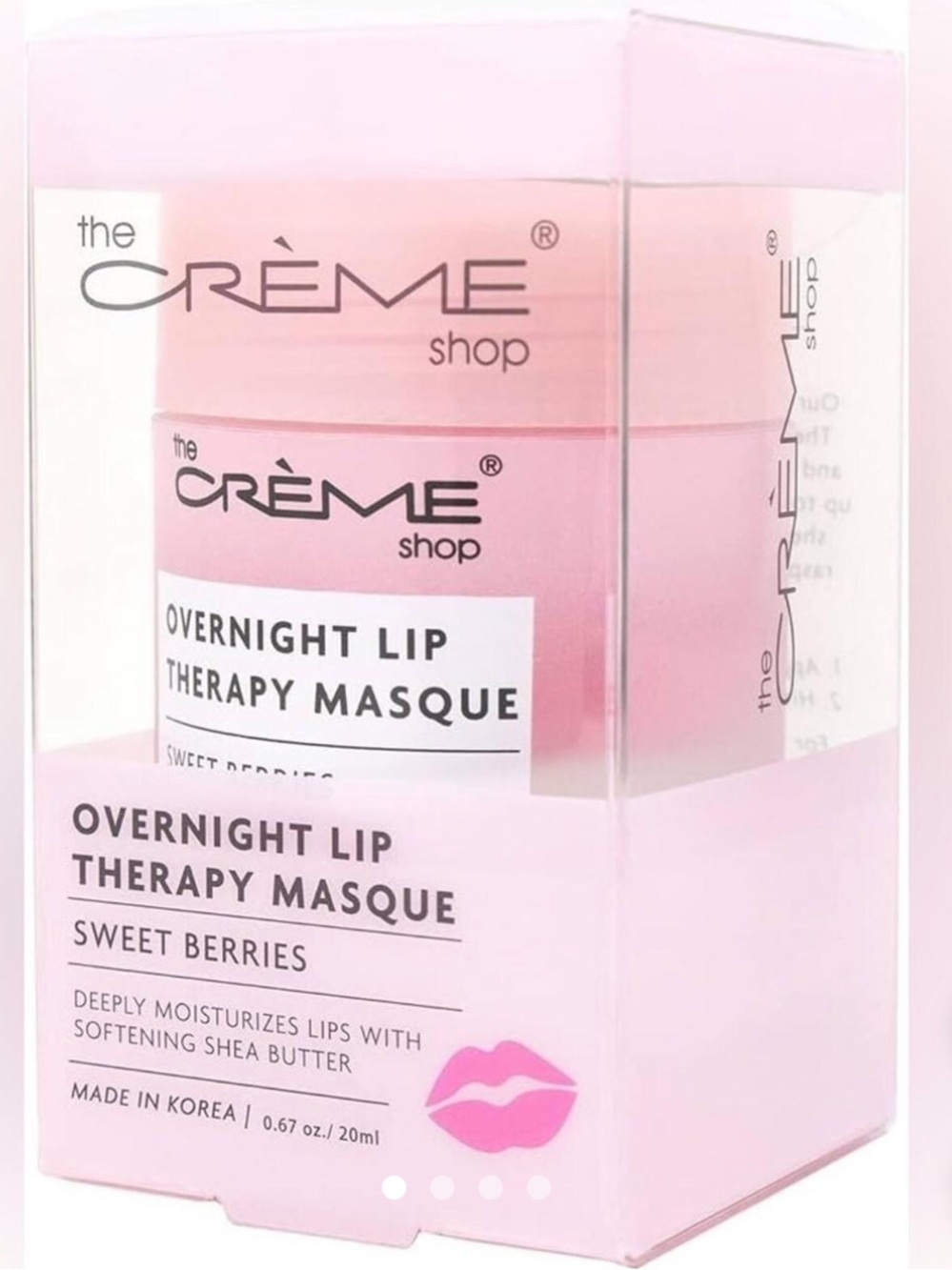 New Korean Creme Shop Overnight Lip Therapy Masque Sweet Berries. NEW in box!